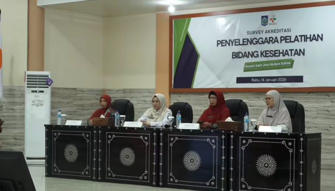Kegiatan Penilaian Akreditasi Institusi Penyelenggara Pelatihan Bidang Kesehatan oleh Tim Asesor Institusi dari Direktorat Mutu SDM Kesehatan Kementerian Kesehatan Republik Indonesia